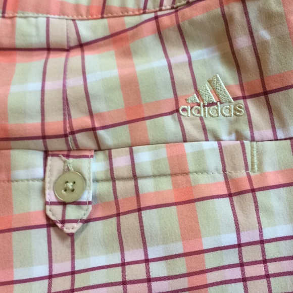 NWOT Adidas Plaid Capri Length Golf Pants - Picture 6 of 8